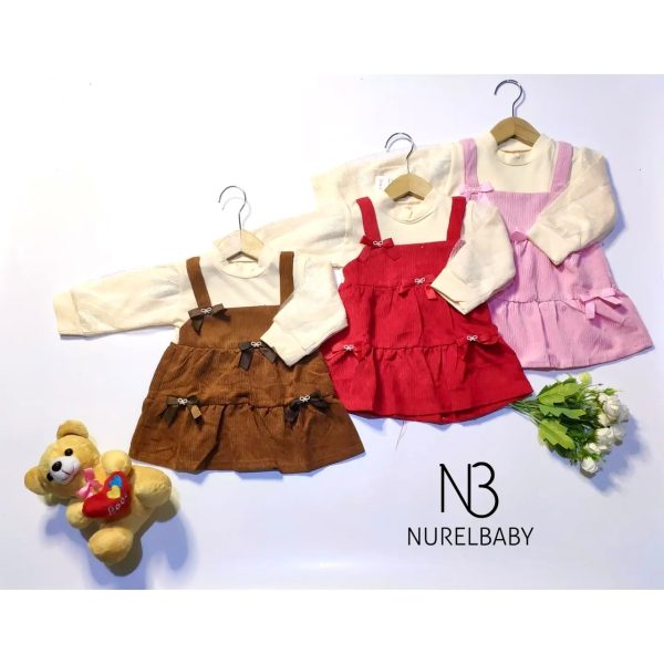 Dress Overall Corduroy Anak Perempuan Dress-Overall-Corduroy-Anak-Perempuan